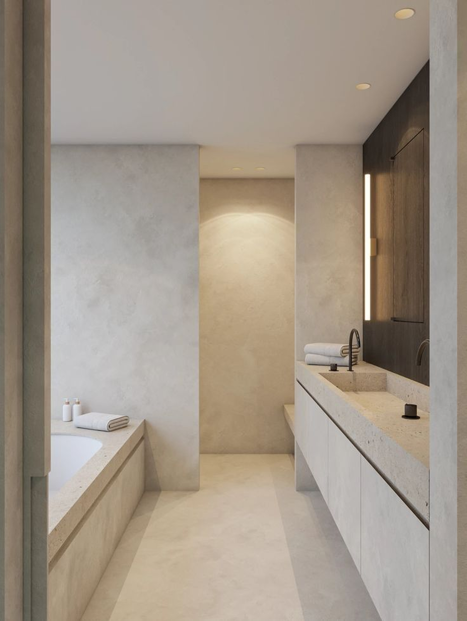 Microcement compared to polished concrete finish