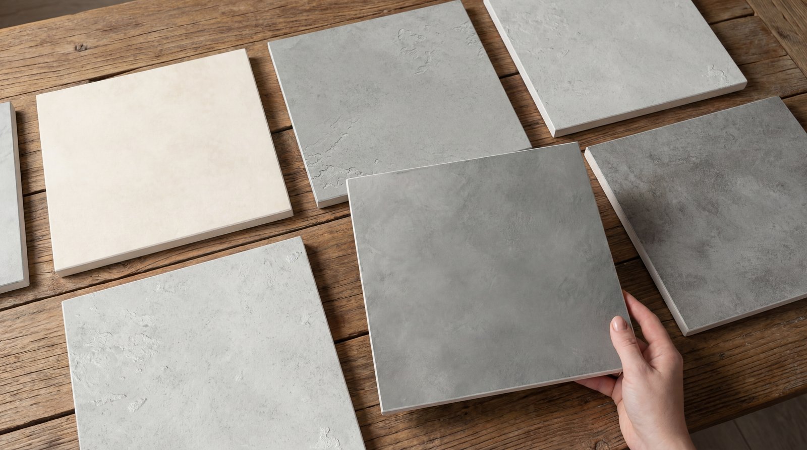 Microcement seamless surface finish